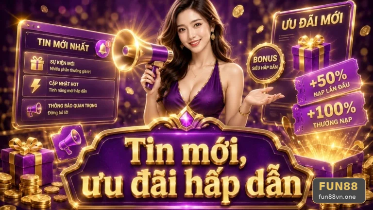 Lướt Tin Mới Khuyến Mãi Đến Khi Xác Nhận Xong Ưu Đãi Tại FUN88