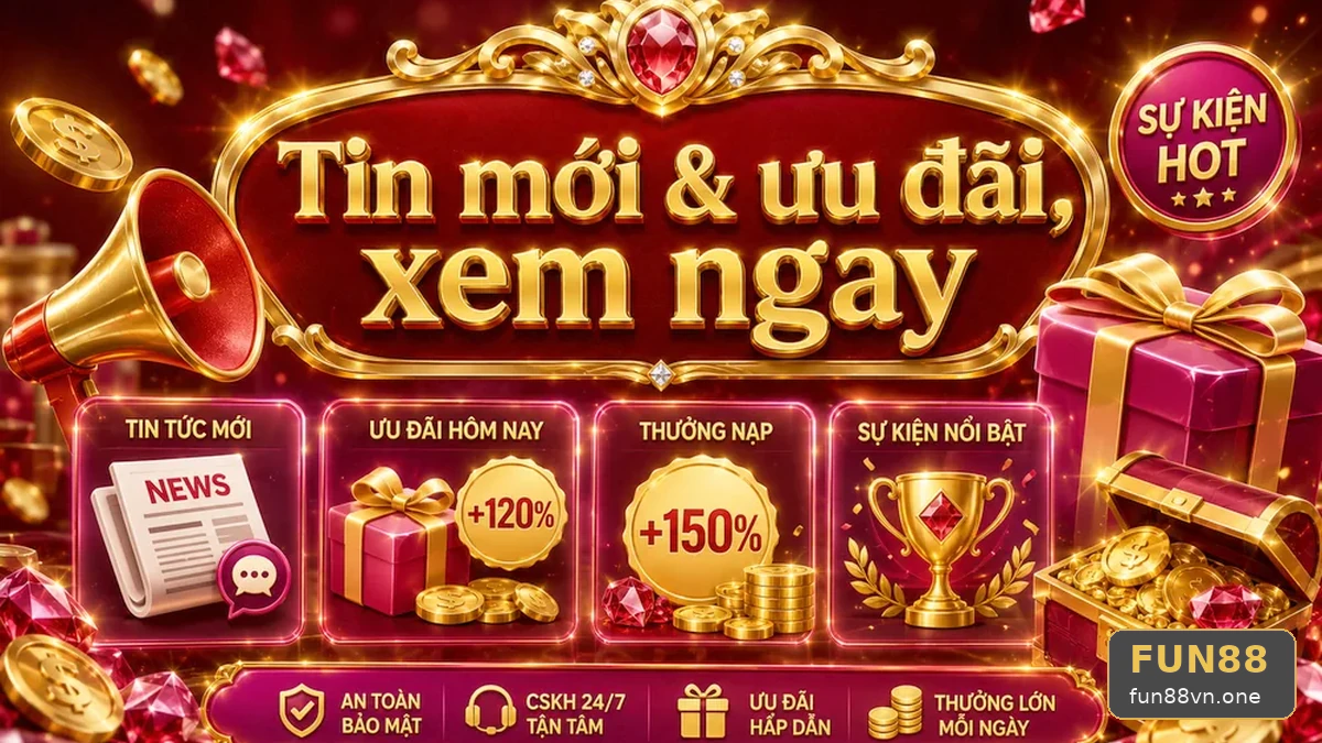 FUN88 Tại fun88vn.one: Đọc Chi Tiết Giao Diện Tin Mới, Ưu Đãi Và Điều Kiện Khuyến Mãi – Lộ Trình Một Điểm Đánh Giá Trải Nghiệm Di Động, Tốc Độ Và Khả Năng Đọc Thông Tin