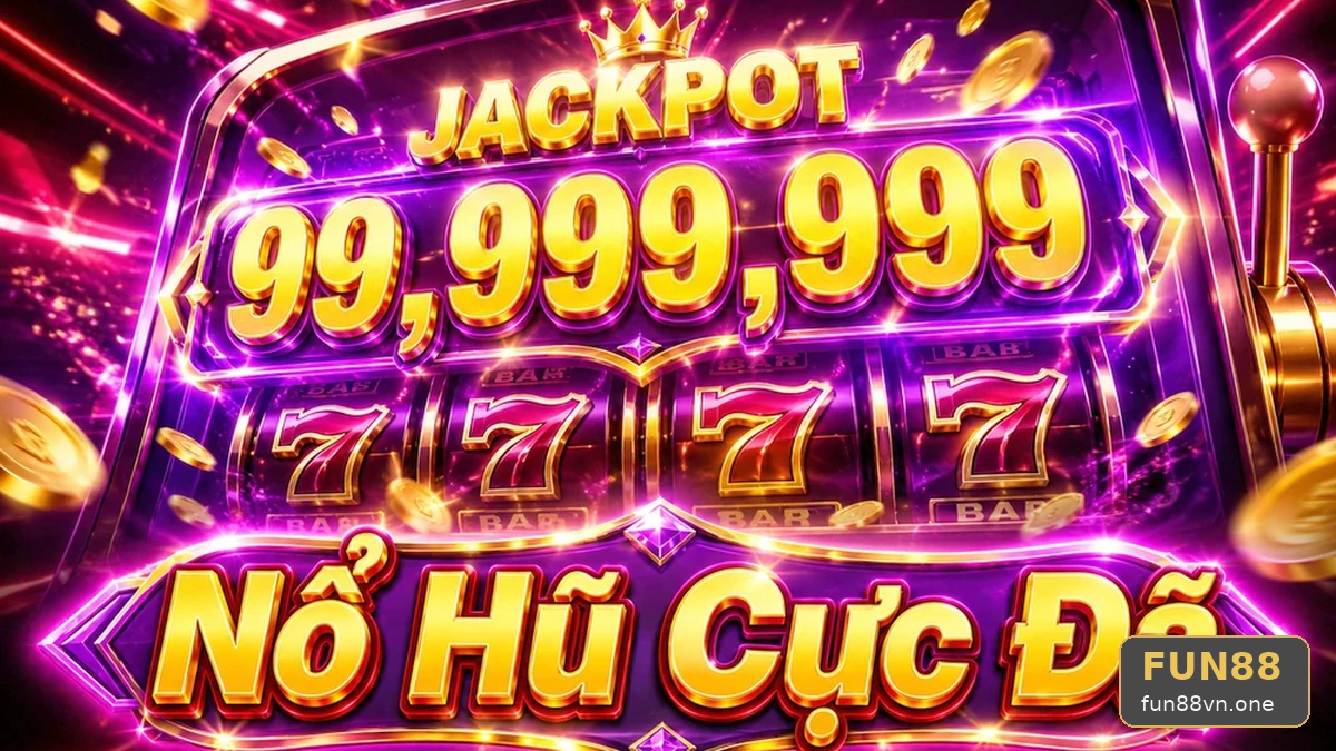 Vệt sáng viền cuộn slot: Lát cắt giao diện nổ hũ tại FUN88