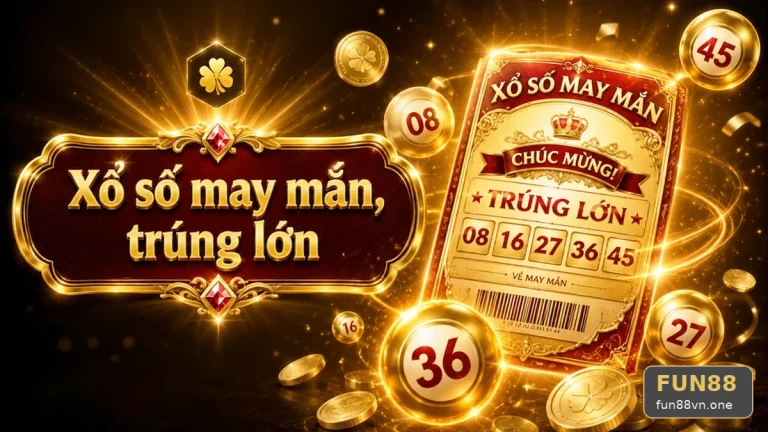 Mảng màu kỳ quay trên vé số: Lát cắt giao diện xổ số FUN88